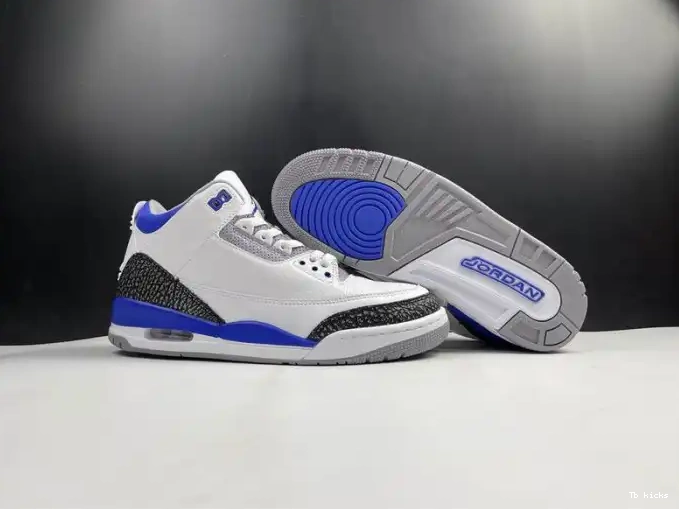 Cheap TBK 3 Racer Jordan Blue Air CT8532-145 0508